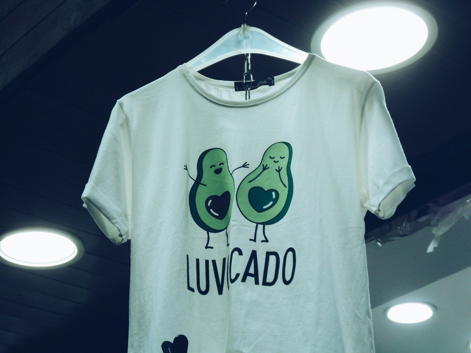 White t-shirt with avocado graphic and text Direct to Film Printing: A Complete Beginner’s Guide
